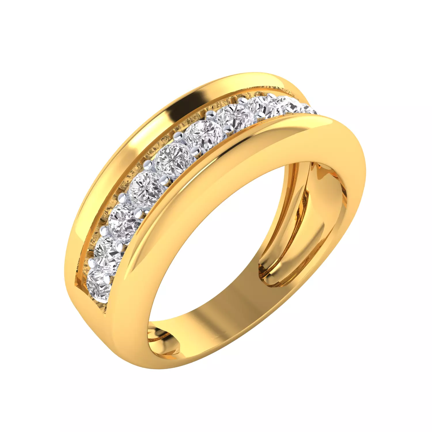 Mens Ring Render 3dm STL MTL SLC JCD OBJ FBX Details 3D print model_0