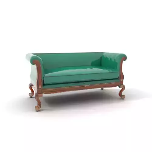 Elegant Emerald Sofa model pack