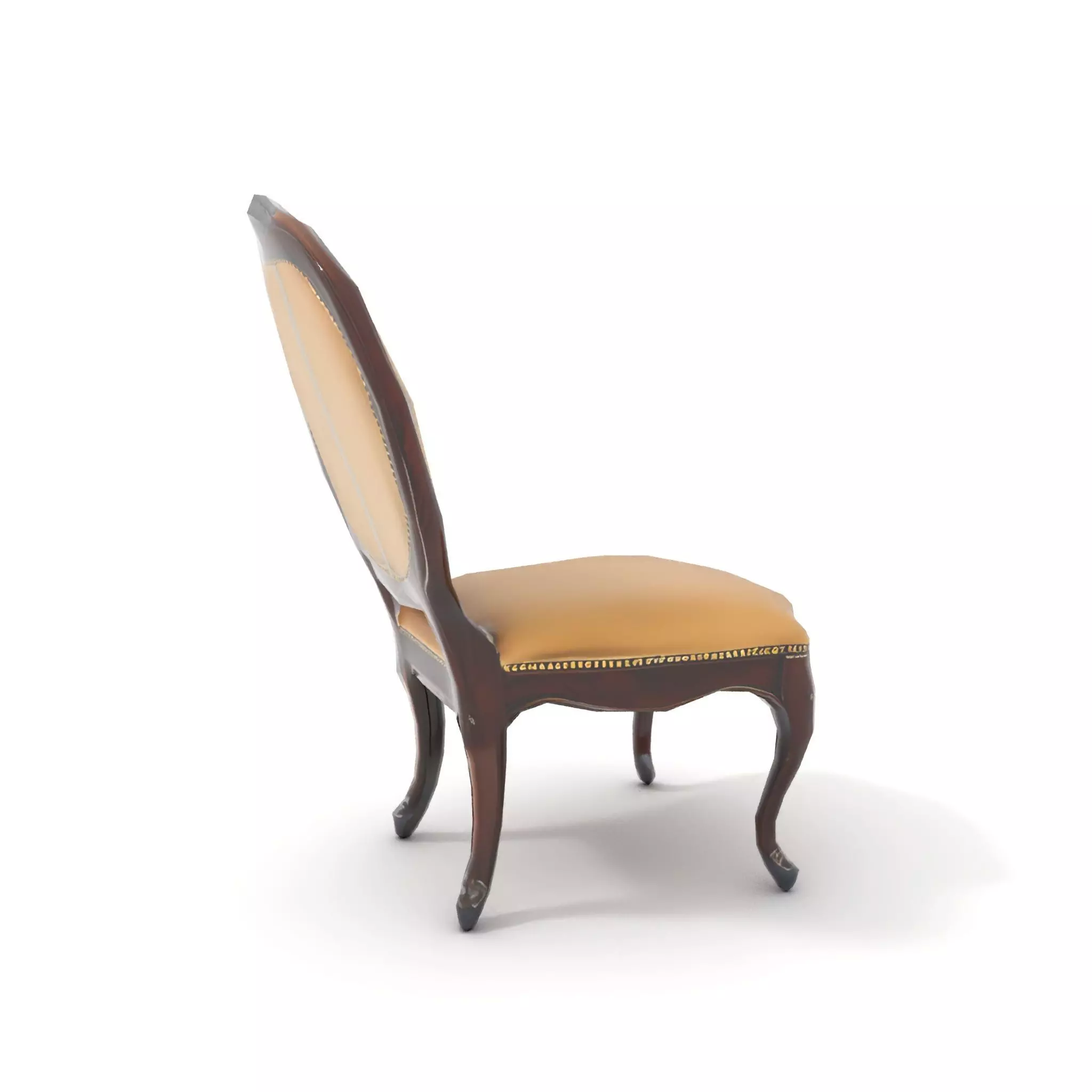 Regal Walnut Chair model pack Low-poly 3D model_12