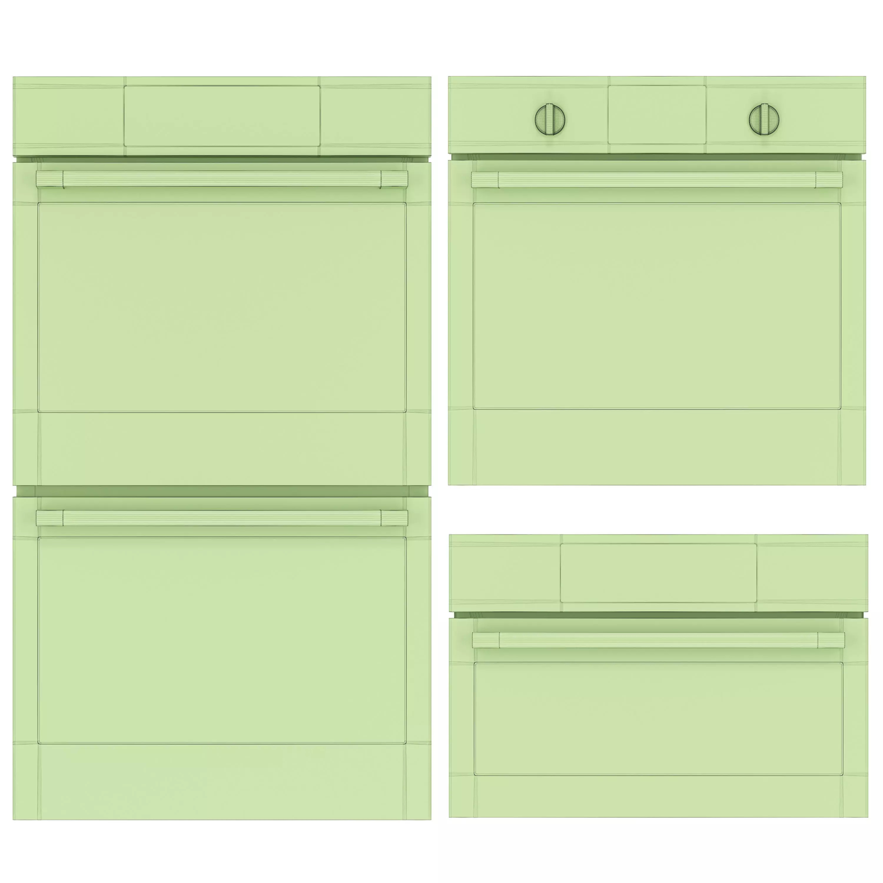 BOSCH ovens collection 3D model_4