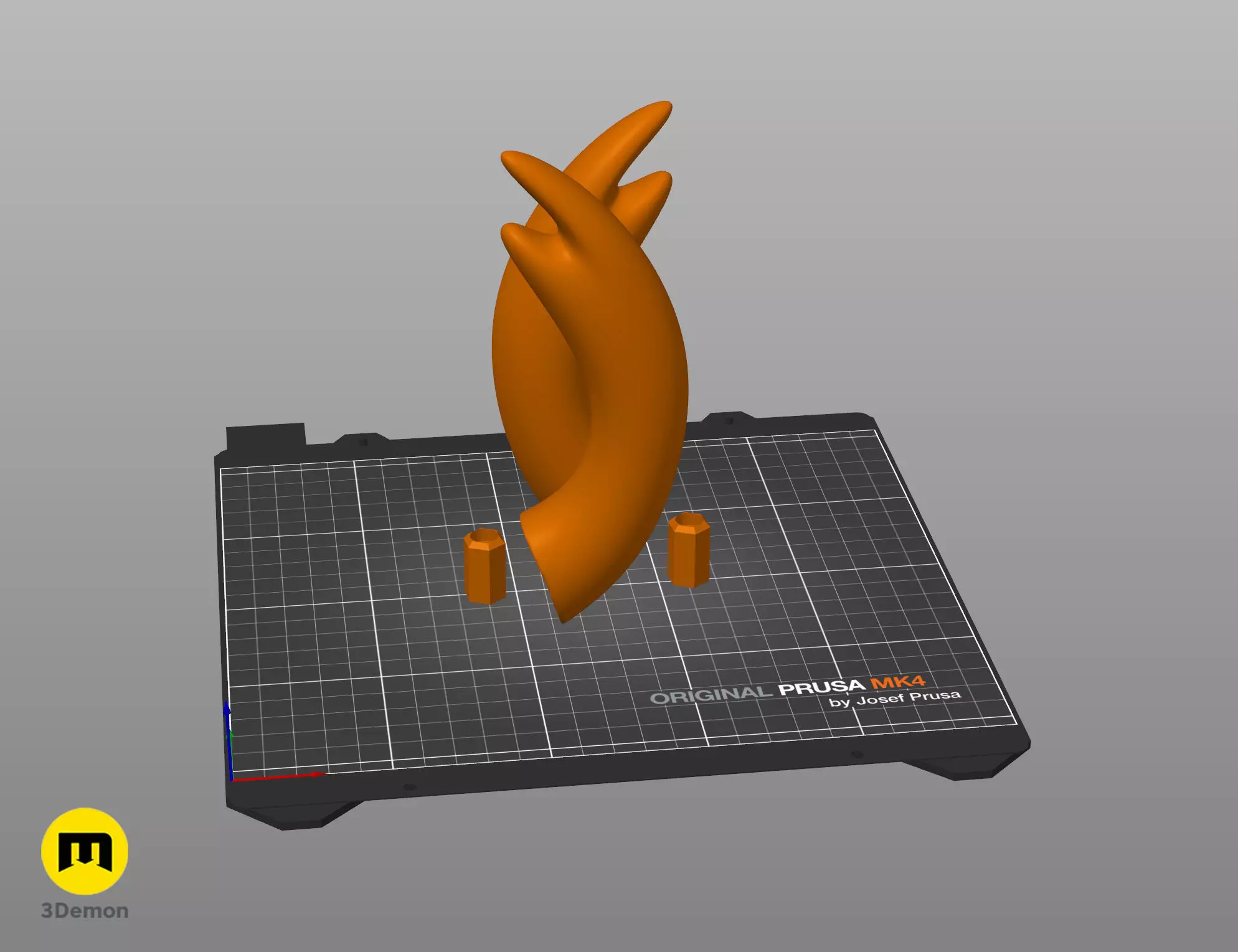 Hornet and Ghost Cosplay Horns - Hollow Knight 3D print model_5