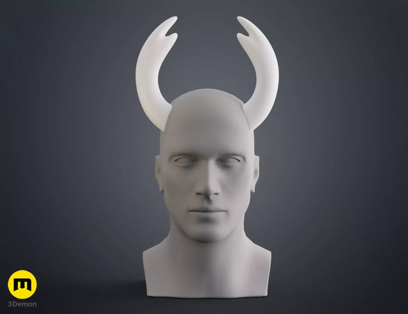 Hornet and Ghost Cosplay Horns - Hollow Knight 3D print model_10