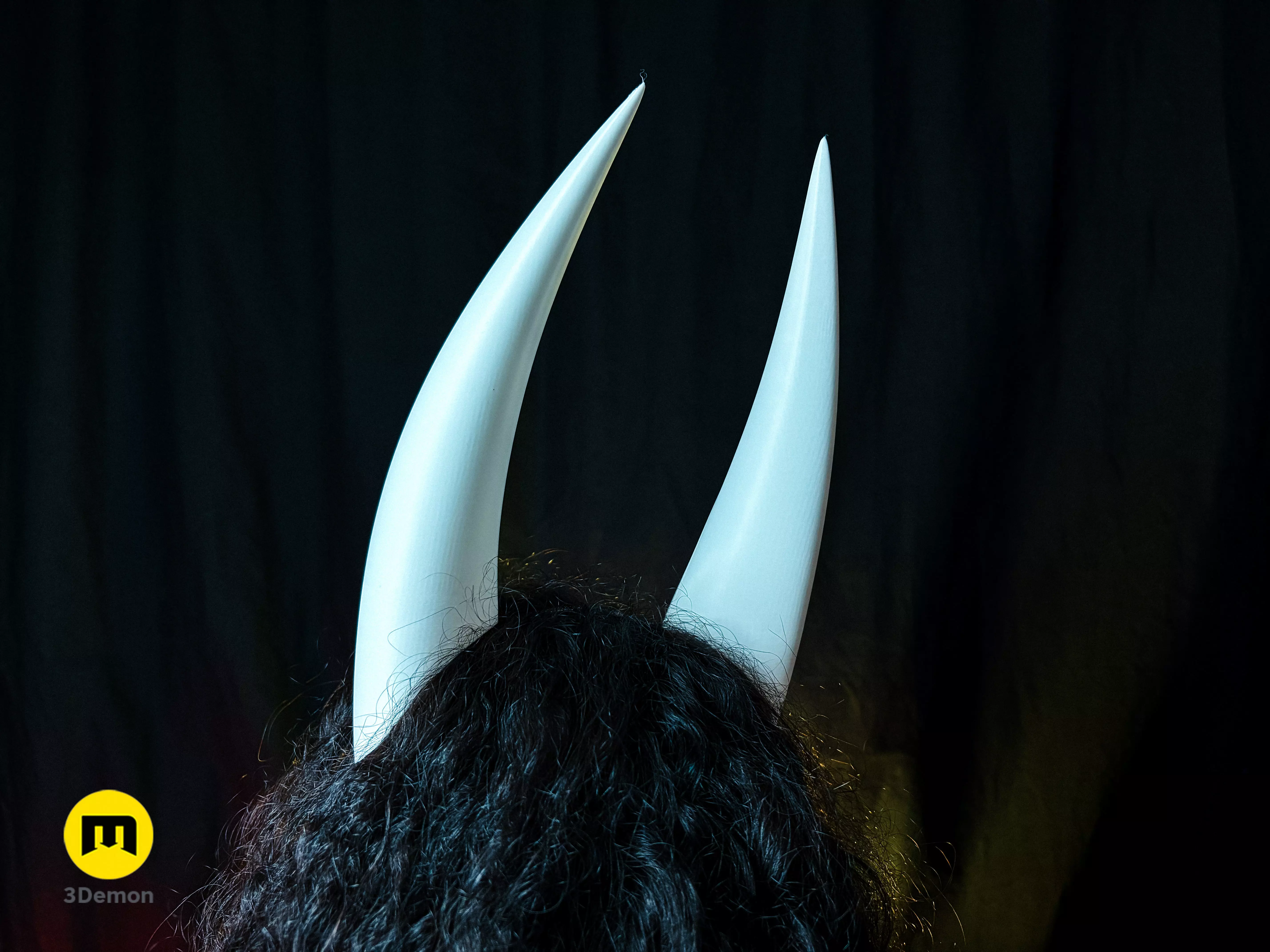 Hornet and Ghost Cosplay Horns - Hollow Knight 3D print model_7