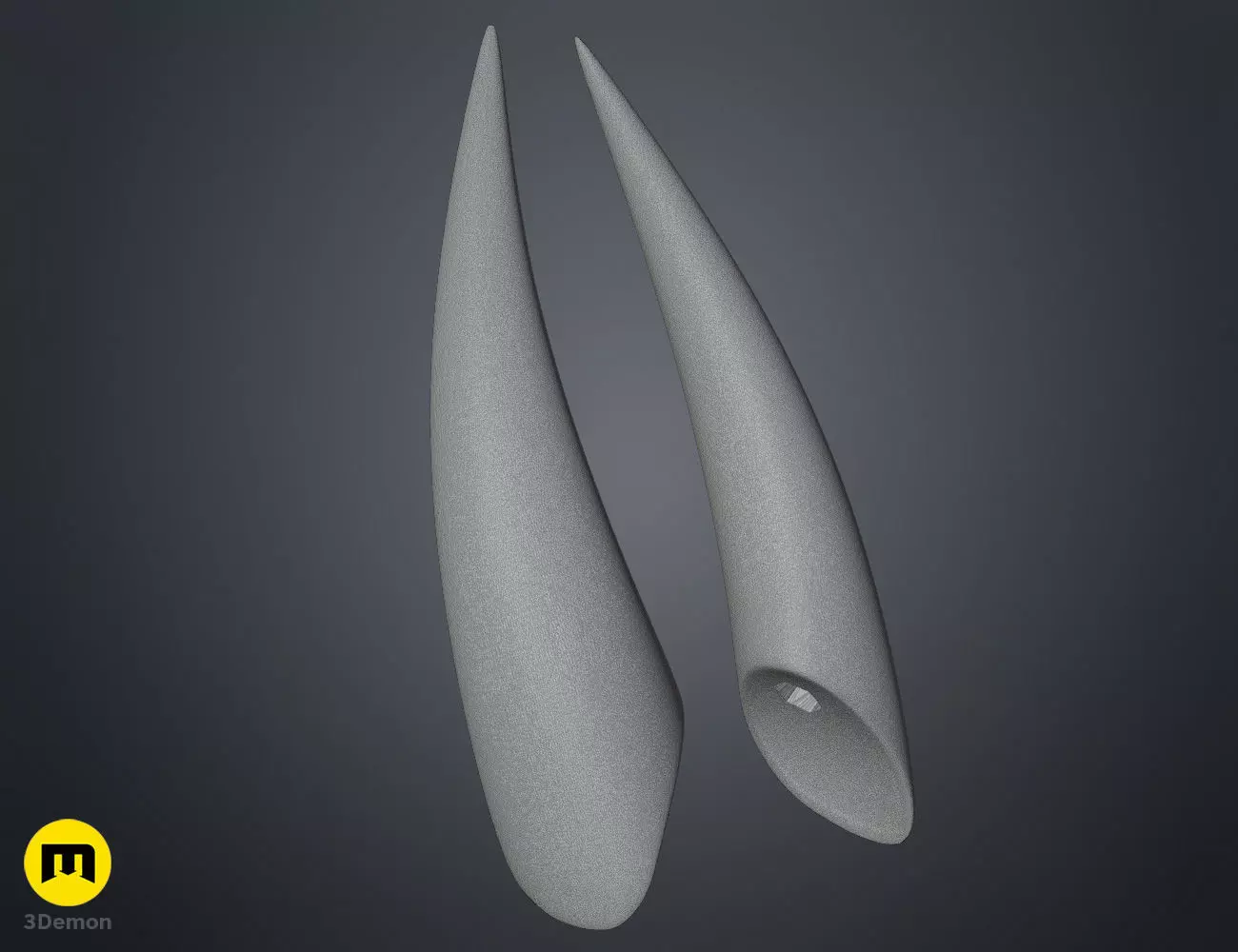 Hornet and Ghost Cosplay Horns - Hollow Knight 3D print model_19