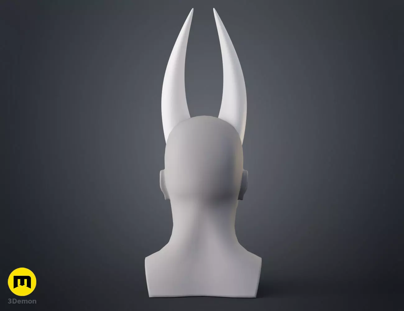 Hornet and Ghost Cosplay Horns - Hollow Knight 3D print model_17