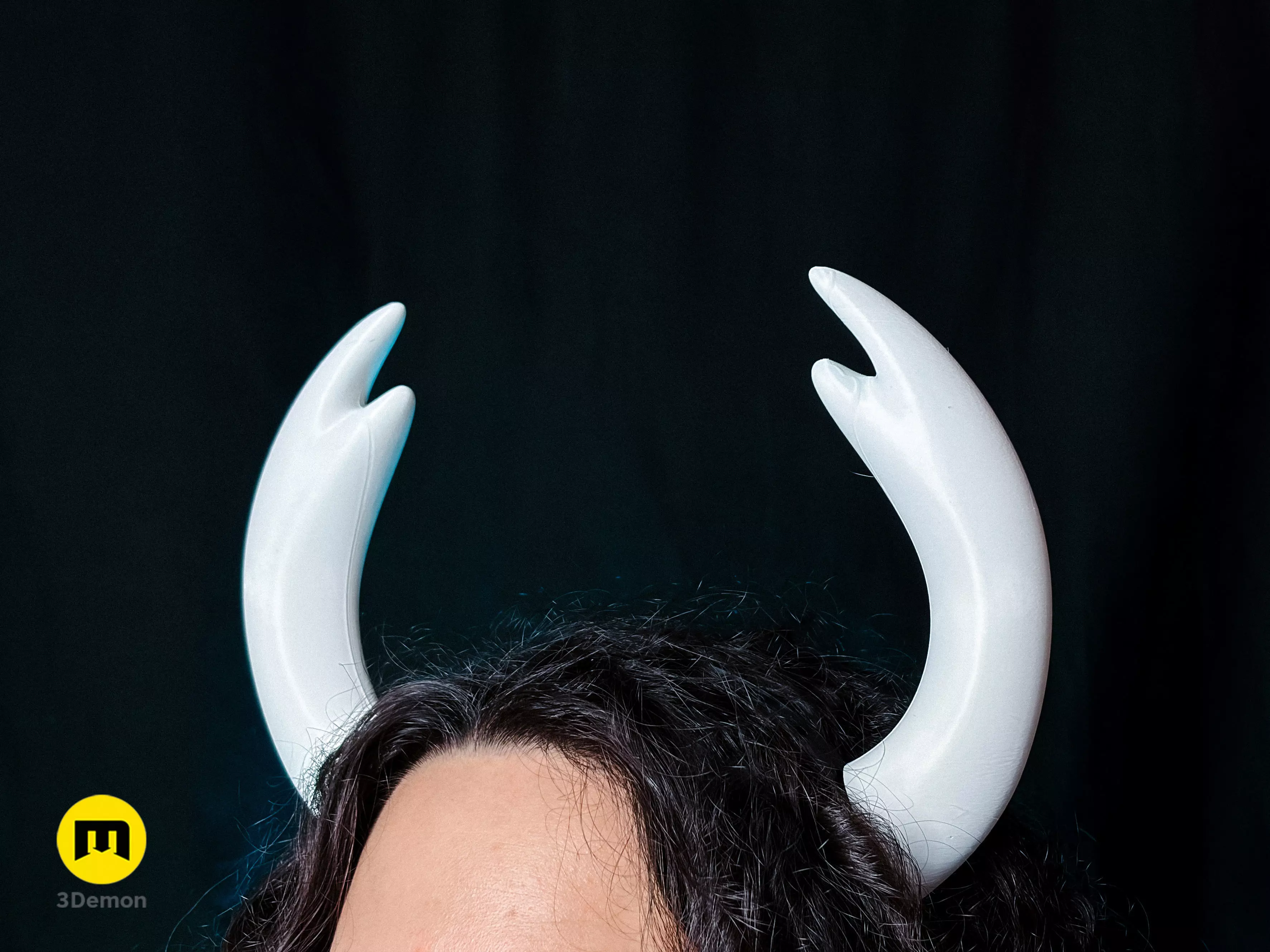 Hornet and Ghost Cosplay Horns - Hollow Knight 3D print model_2