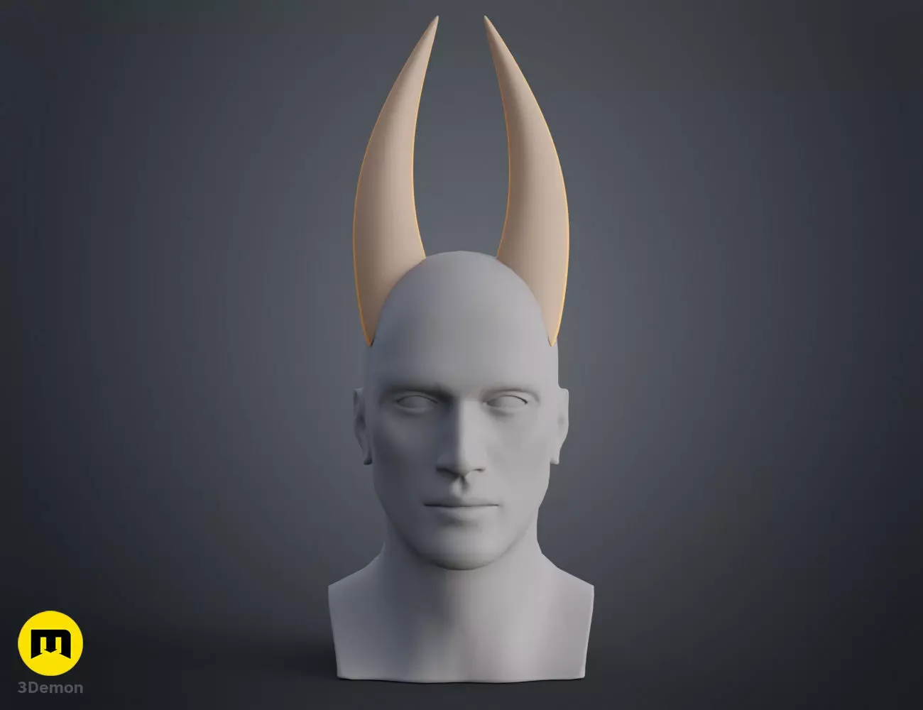 Hornet and Ghost Cosplay Horns - Hollow Knight 3D print model_13