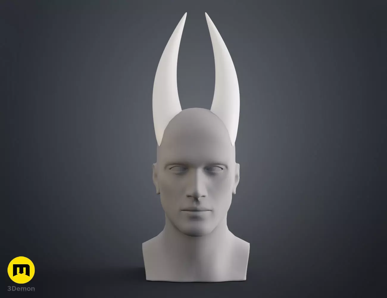 Hornet and Ghost Cosplay Horns - Hollow Knight 3D print model_15
