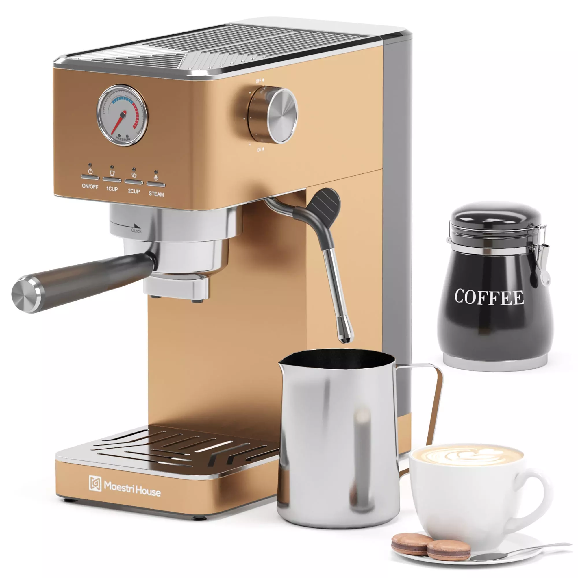 MAESTRI HOUSE espresso coffee machine 3D model_5