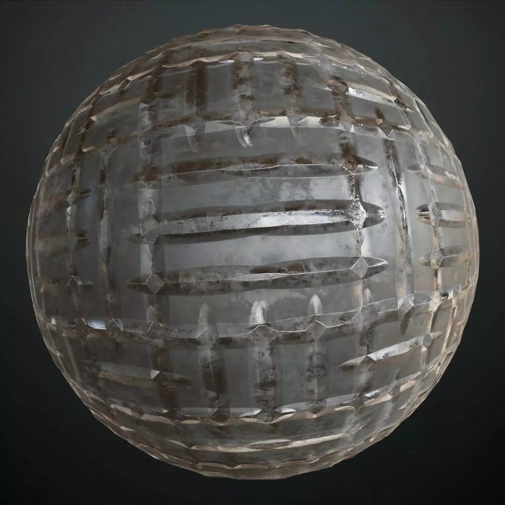 Dark Rough Slatted Metal Grate Cage PBR Seamless Texture_0