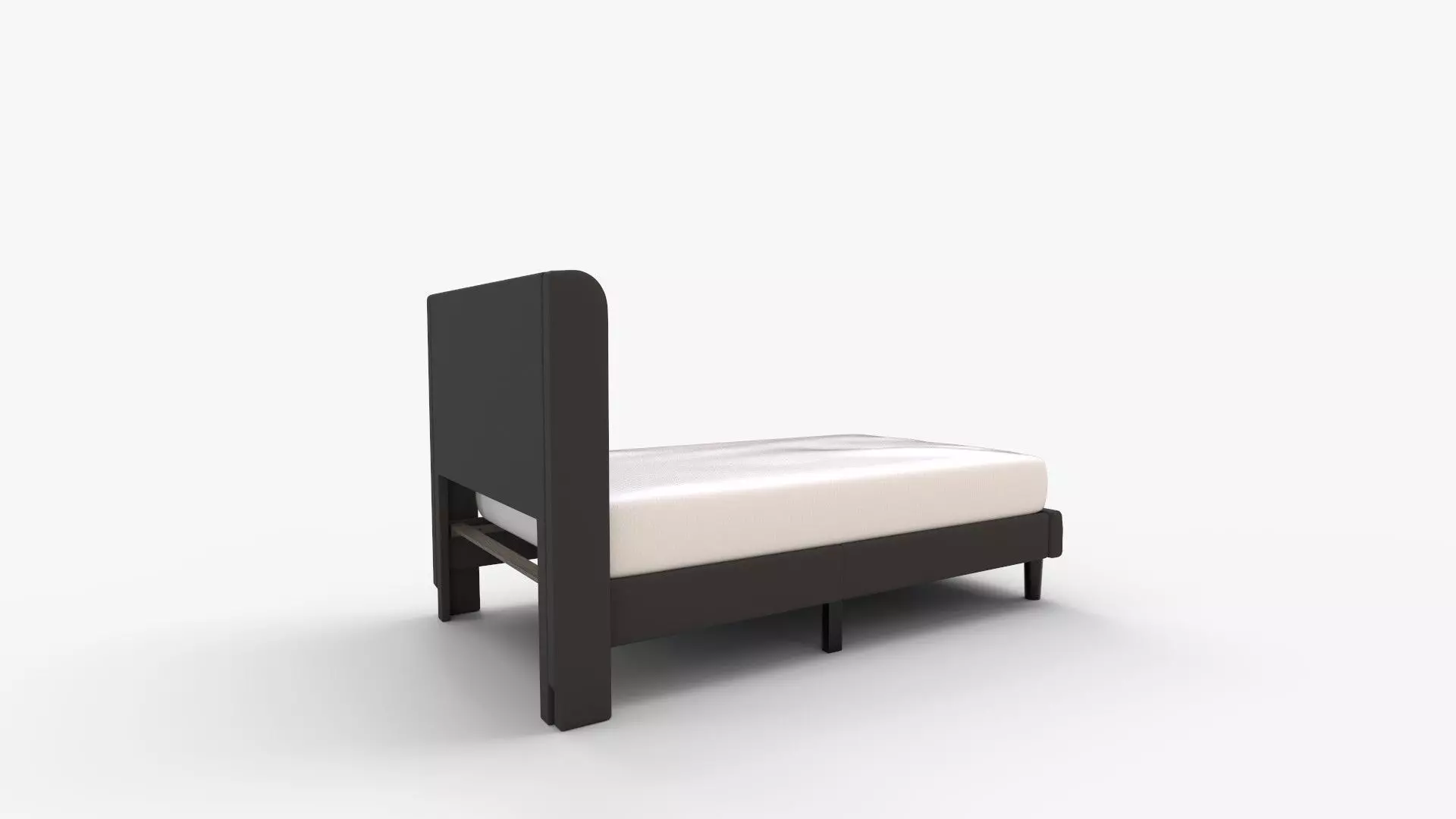 Feonase Queen Bed Frame with Type-C  and USB Ports 3D model_2