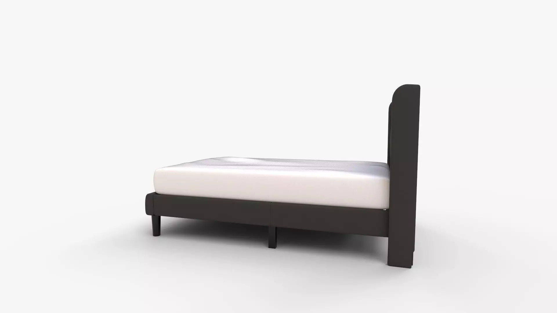 Feonase Queen Bed Frame with Type-C  and USB Ports 3D model_10