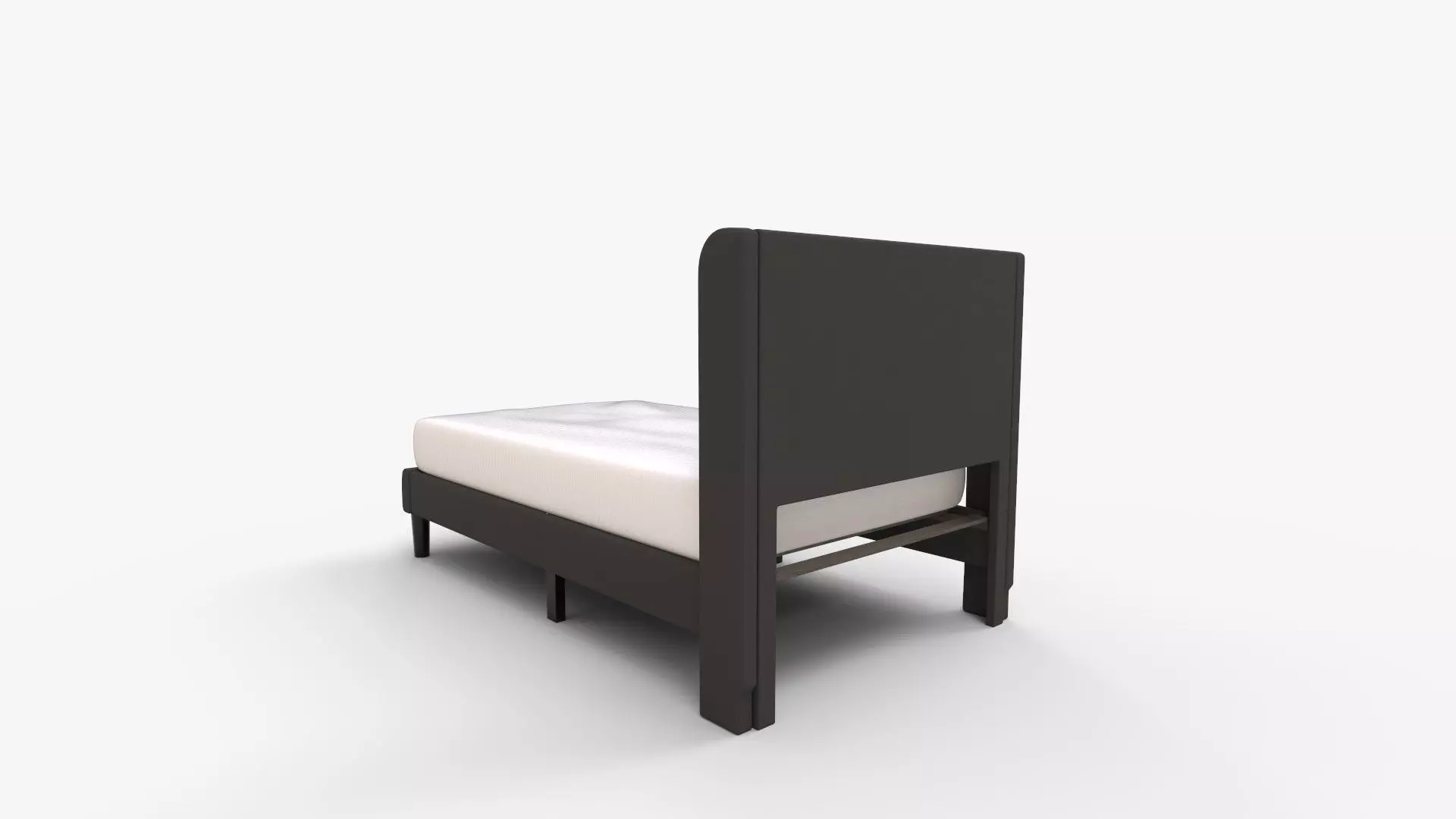 Feonase Queen Bed Frame with Type-C  and USB Ports 3D model_4