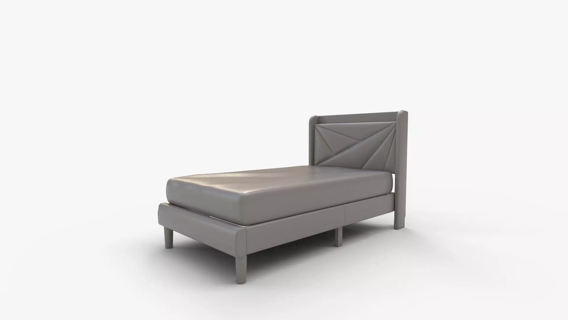 Feonase Queen Bed Frame with Type-C  and USB Ports 3D model_9