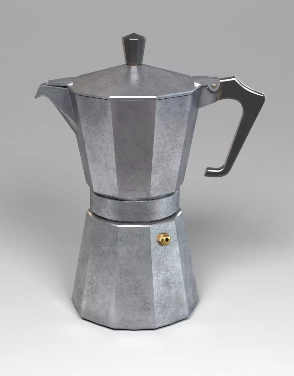 Vintage Italian CoffeeMaker 3D model_0