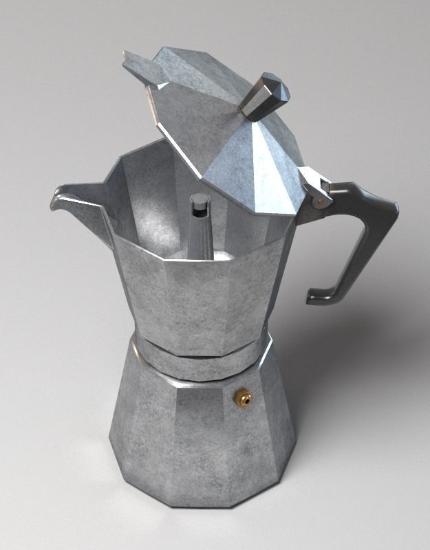 Vintage Italian CoffeeMaker 3D model_2