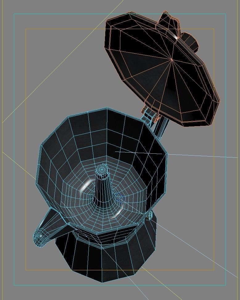 Vintage Italian CoffeeMaker 3D model_5