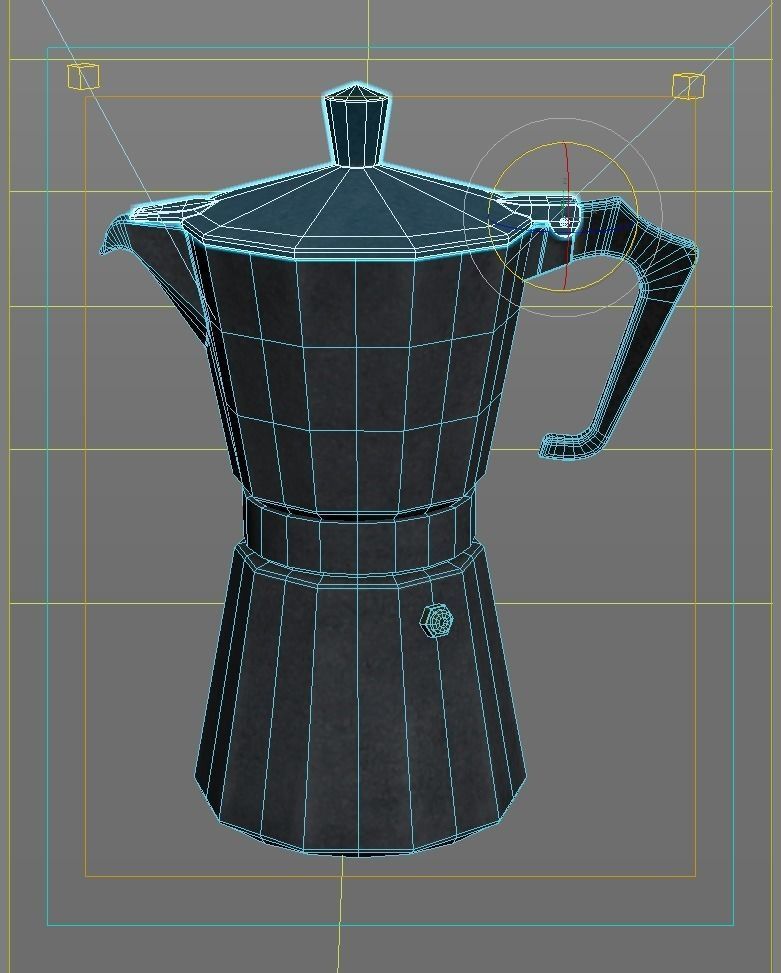Vintage Italian CoffeeMaker 3D model_3
