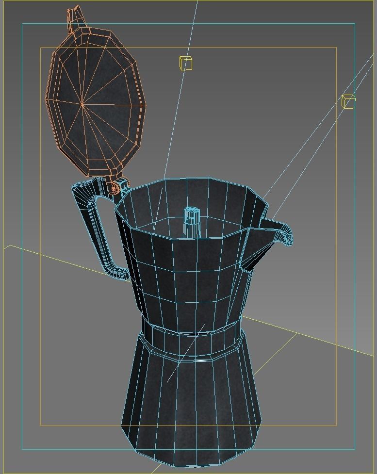 Vintage Italian CoffeeMaker 3D model_4