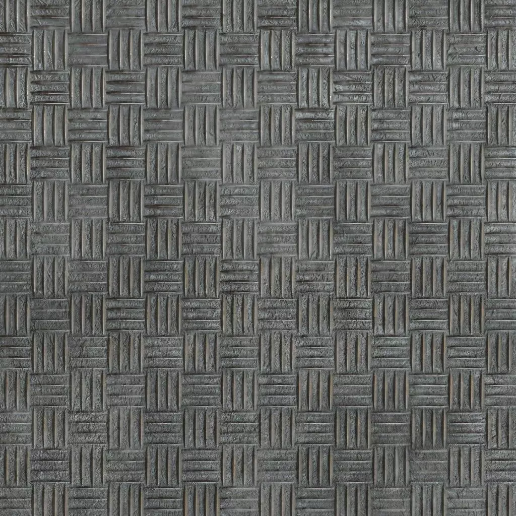 Heavily Worn White Painted Metal PBR Seamless Texture_2