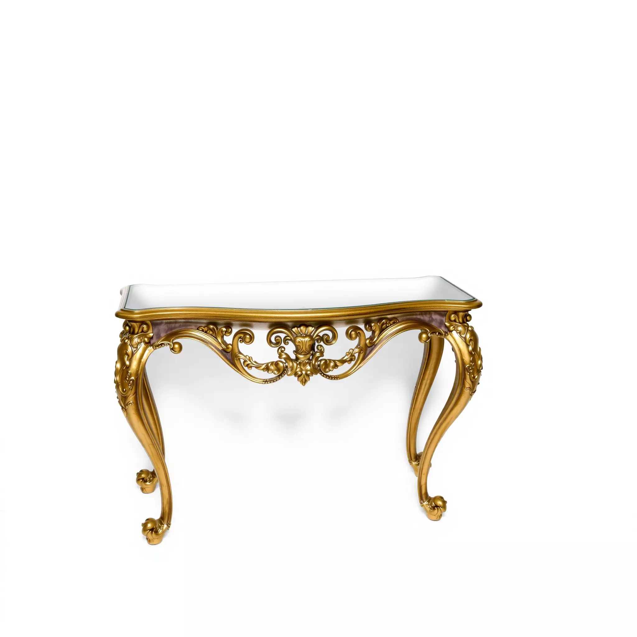 Baroque Gold Console Table model pack Low-poly 3D model_2