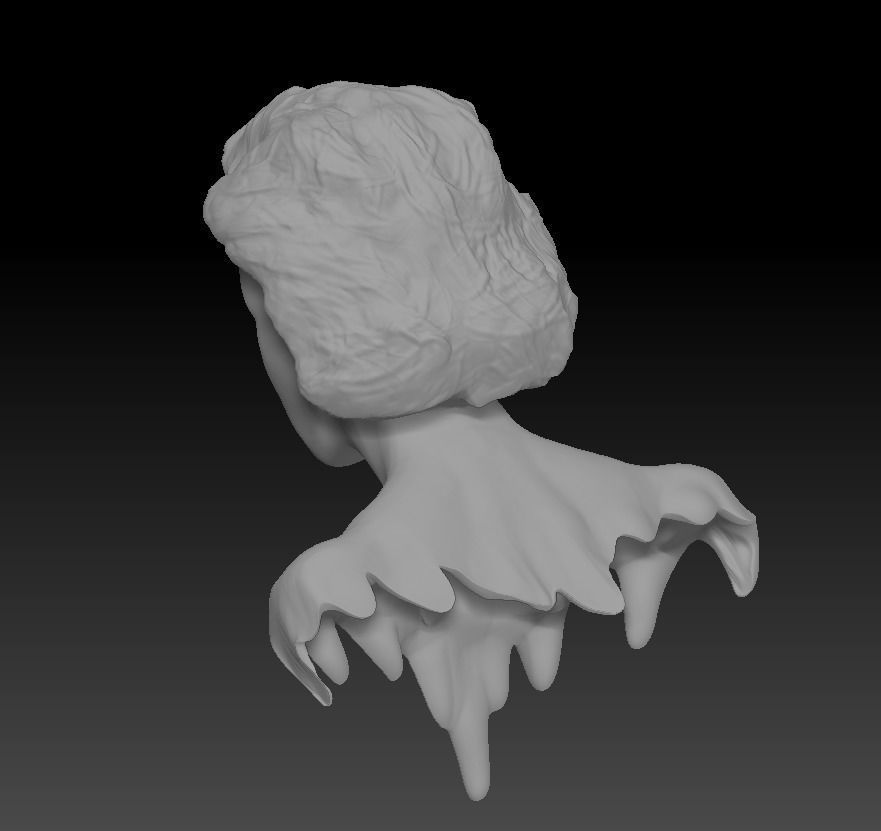 Halloween Marilyn Monroe Ghost 3D print model_4