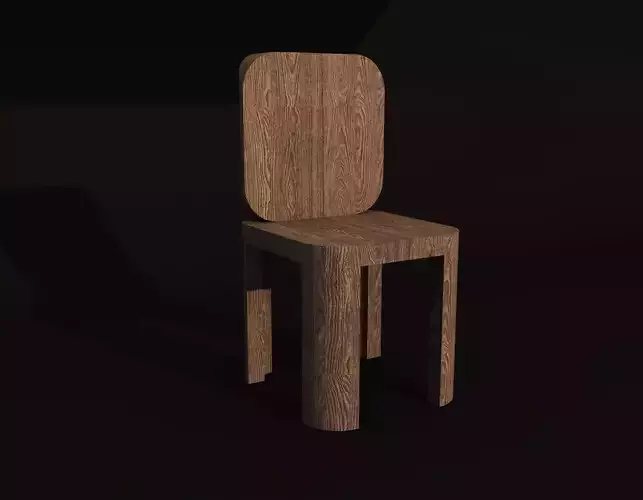 Simple Wooden Chair