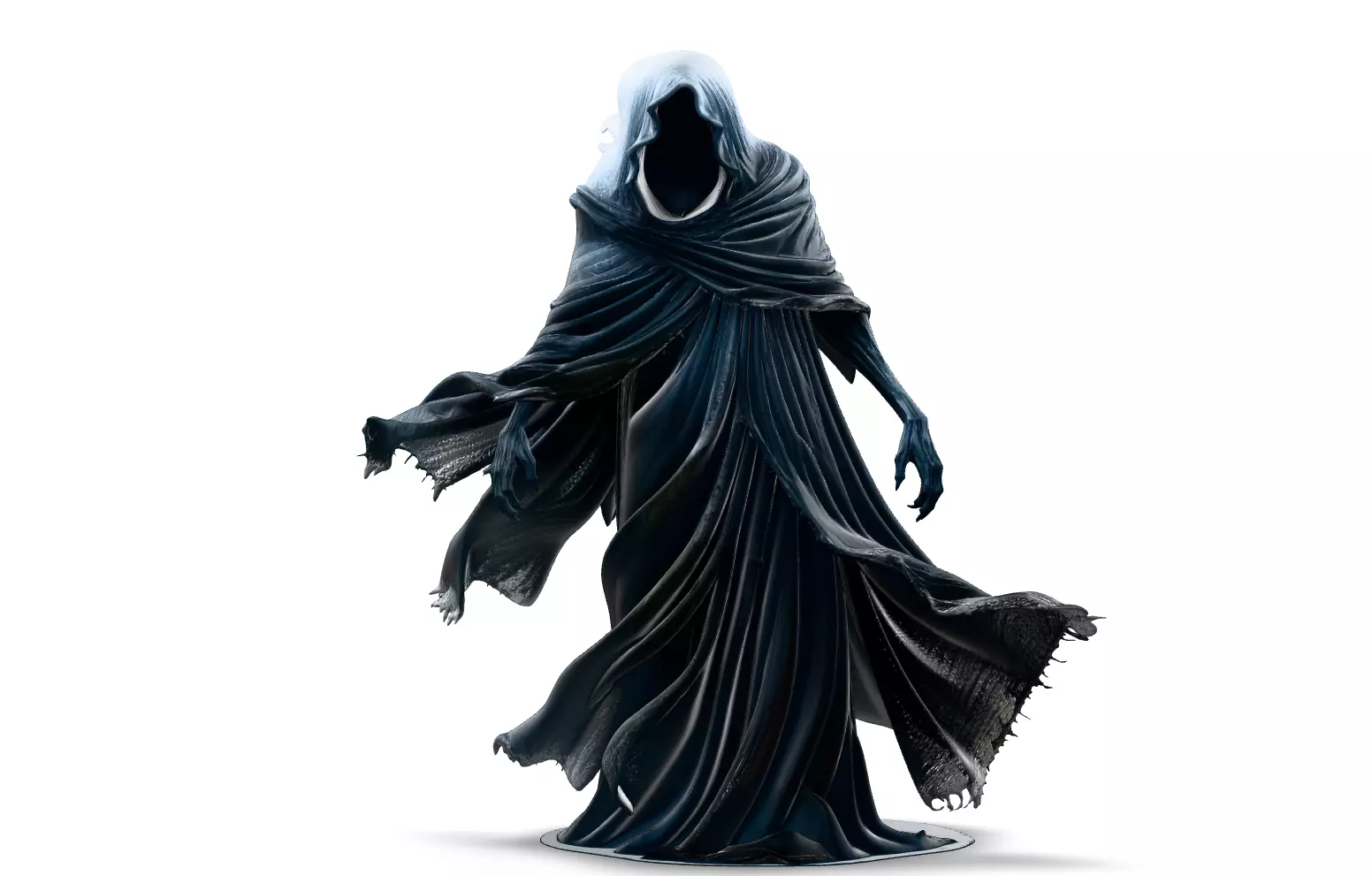 Headless Reaper Low-poly 3D model_3