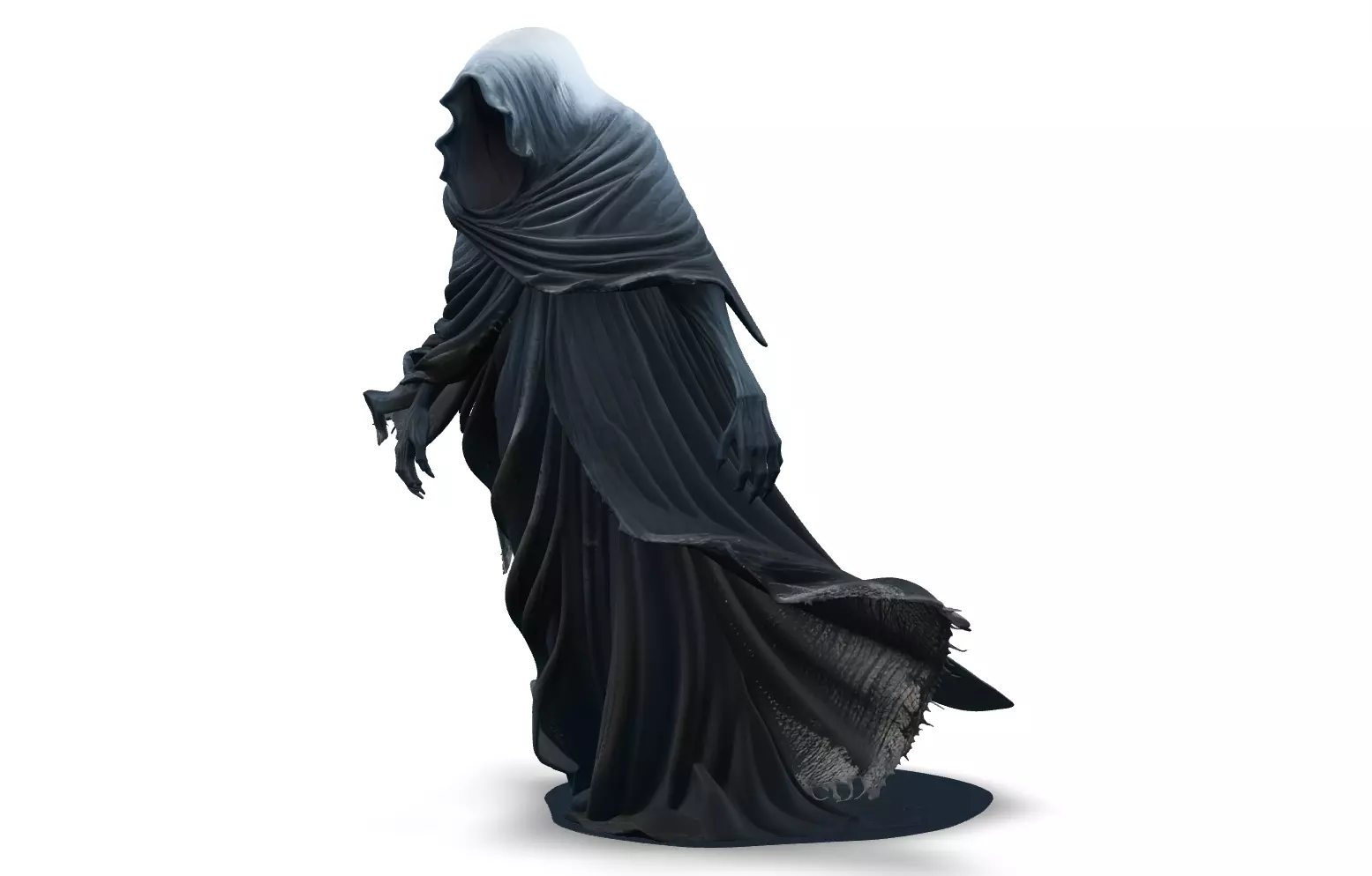 Headless Reaper Low-poly 3D model_8