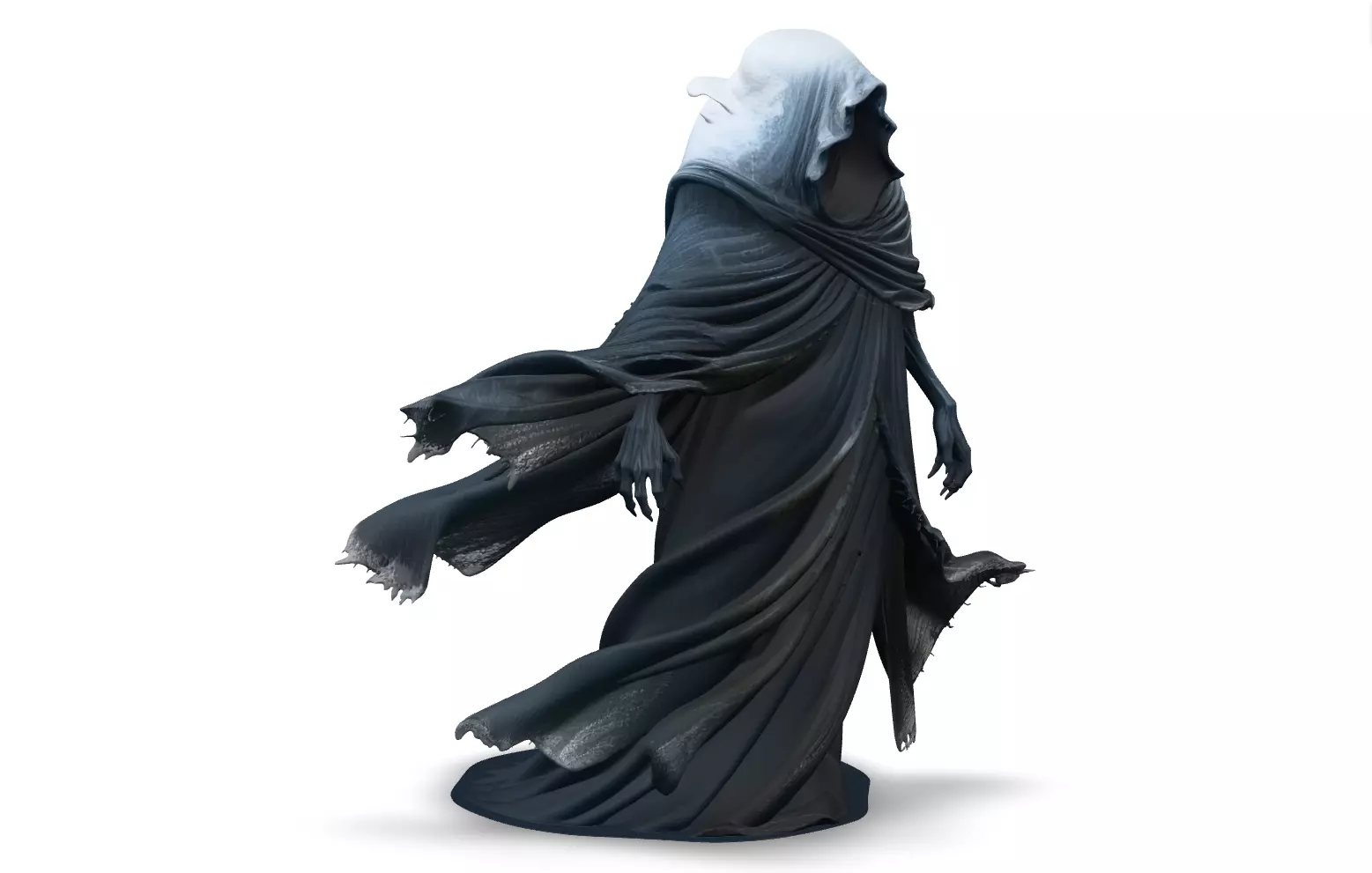 Headless Reaper Low-poly 3D model_11