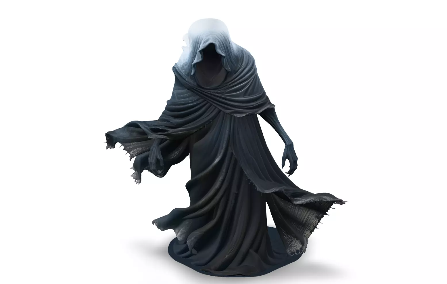 Headless Reaper Low-poly 3D model_1