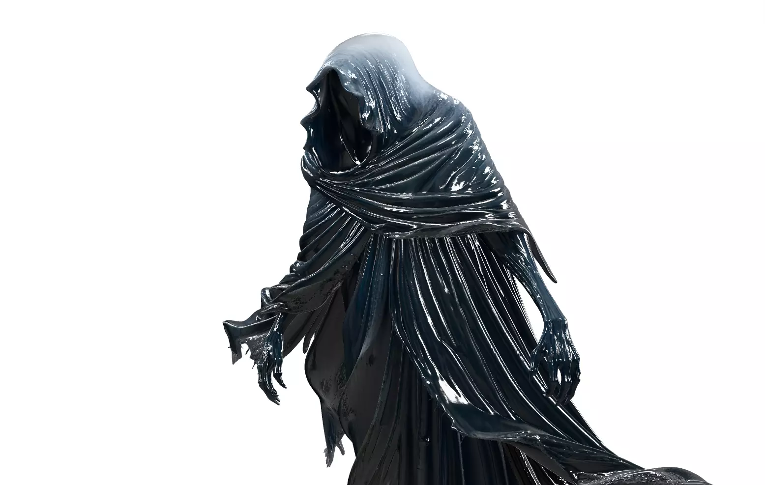 Headless Reaper Low-poly 3D model_12