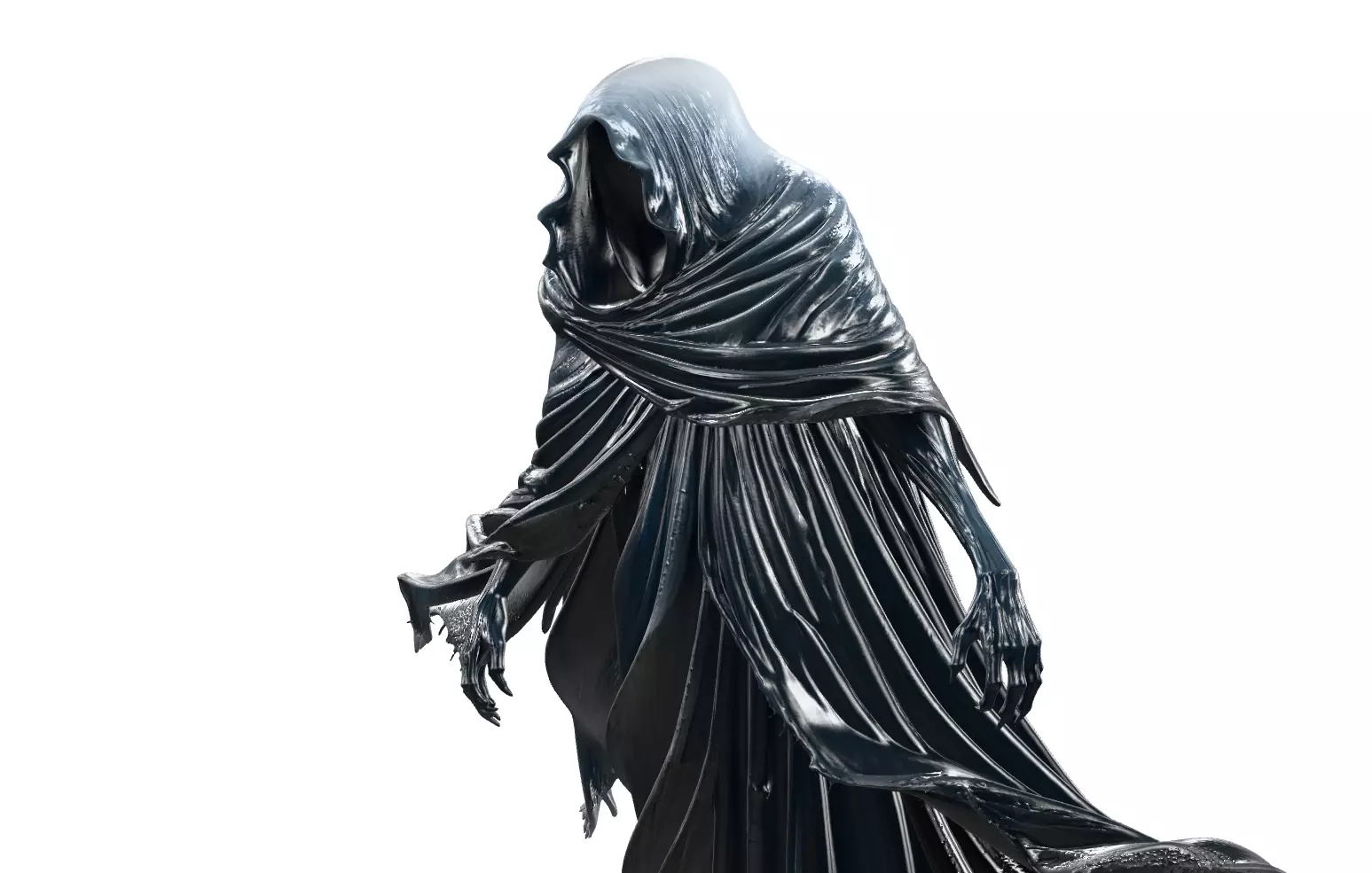 Headless Reaper Low-poly 3D model_2