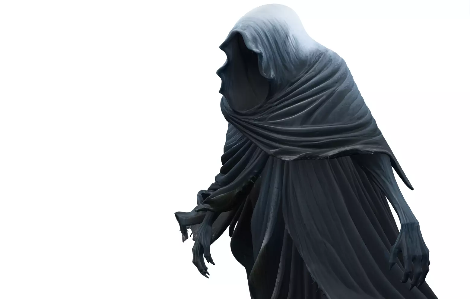 Headless Reaper Low-poly 3D model_5