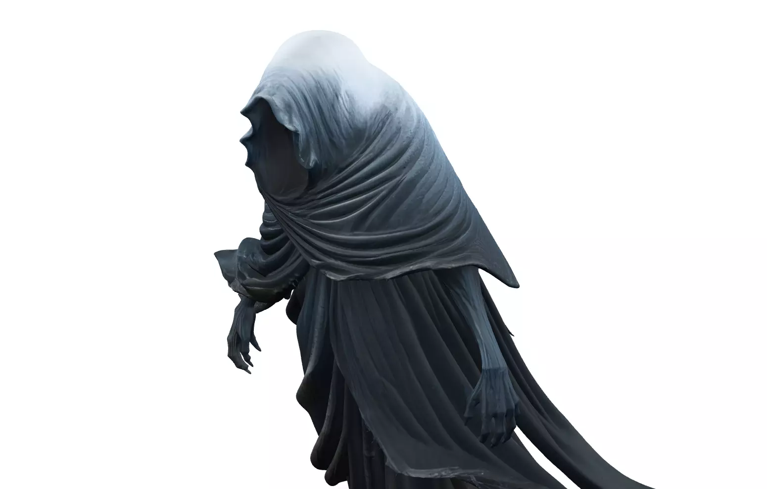 Headless Reaper Low-poly 3D model_6