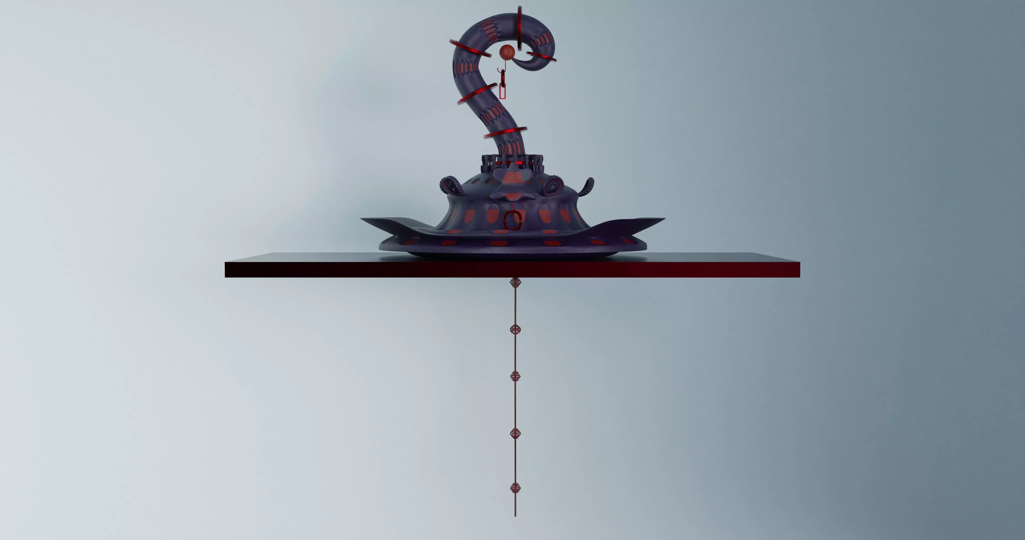 Magical Enchanted Witch Hat 3D print model_0