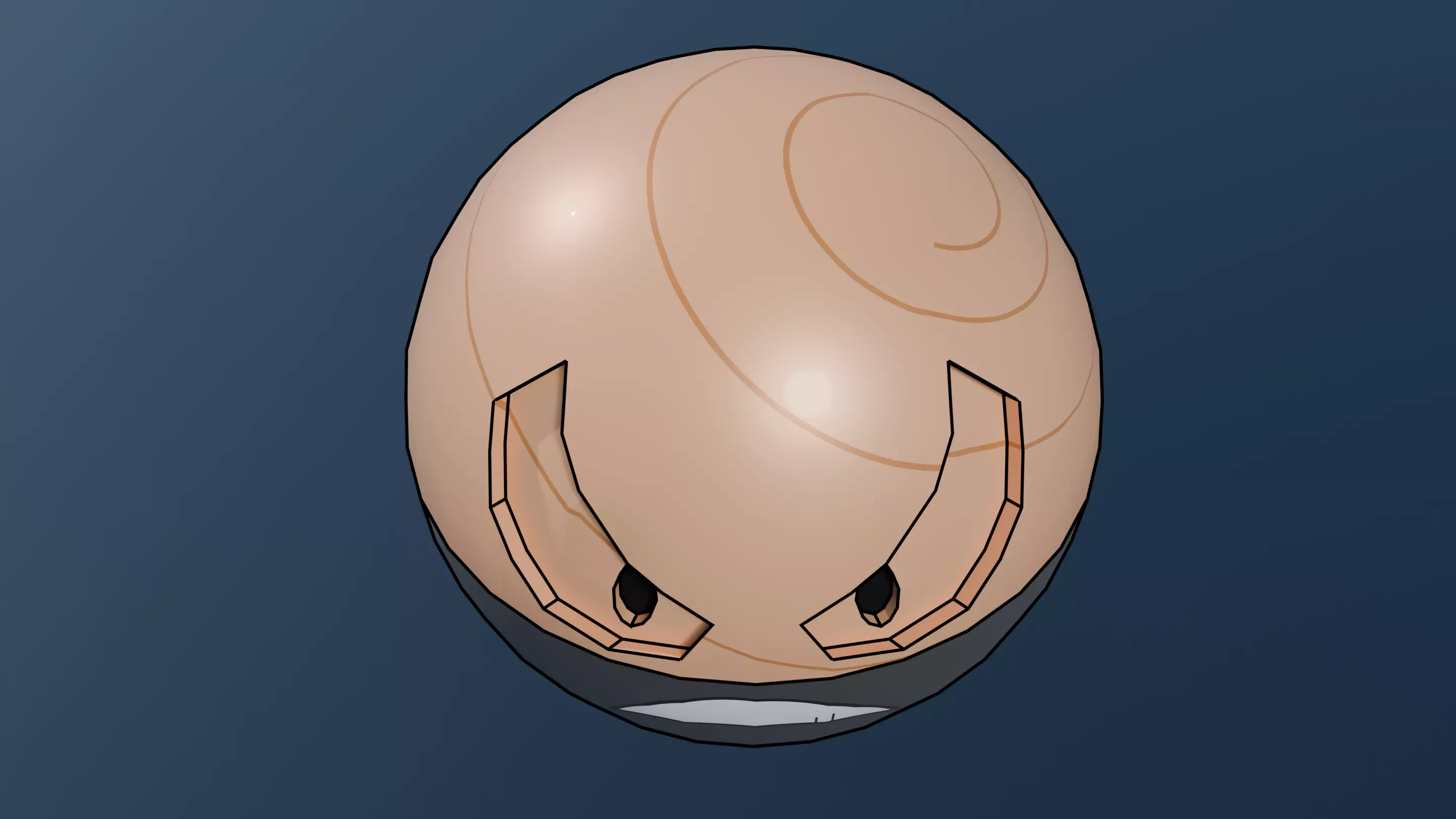 Pokemon Hisuian Electrode and Shiny version  Low-poly 3D model_6