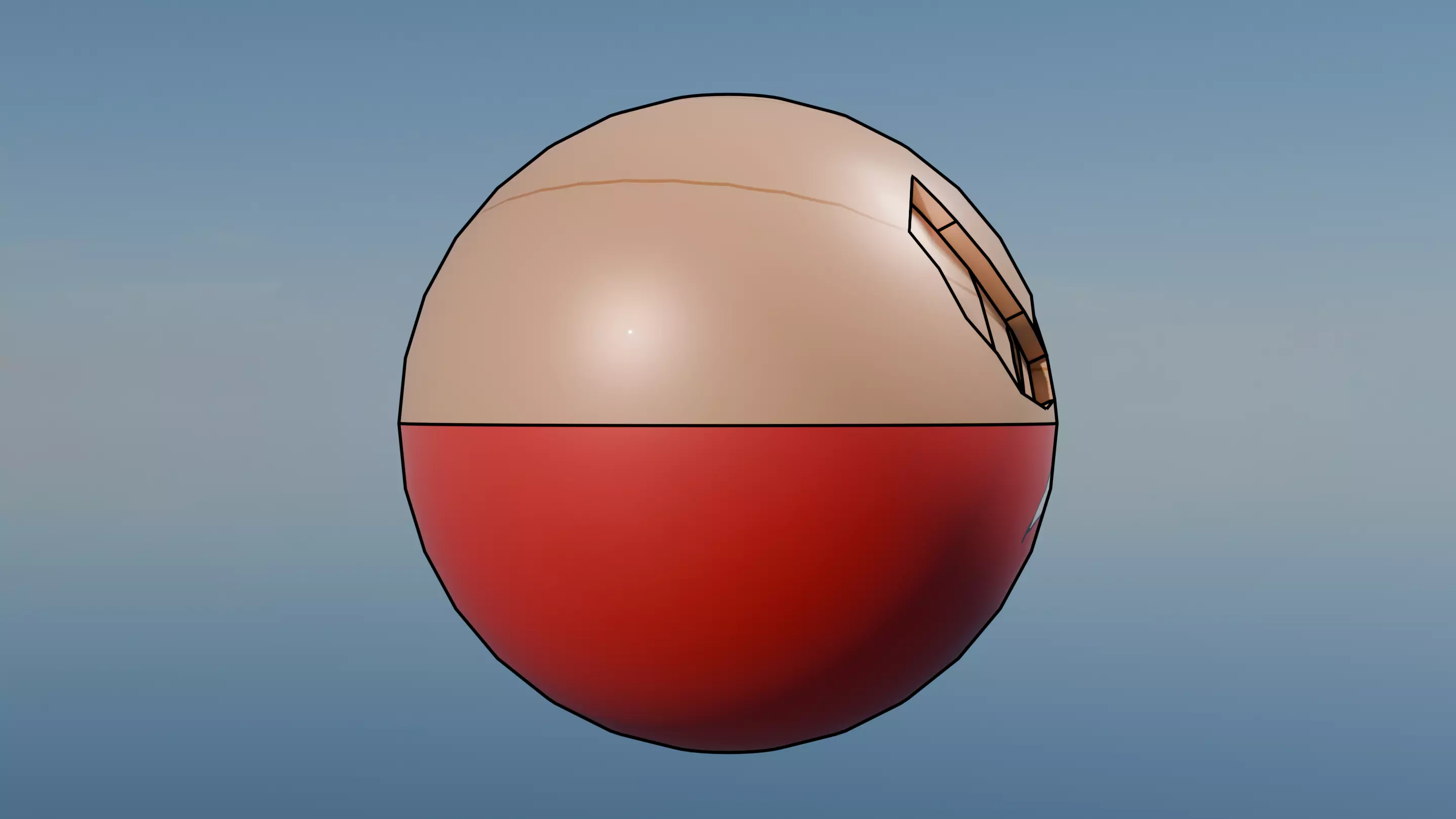 Pokemon Hisuian Electrode and Shiny version  Low-poly 3D model_9
