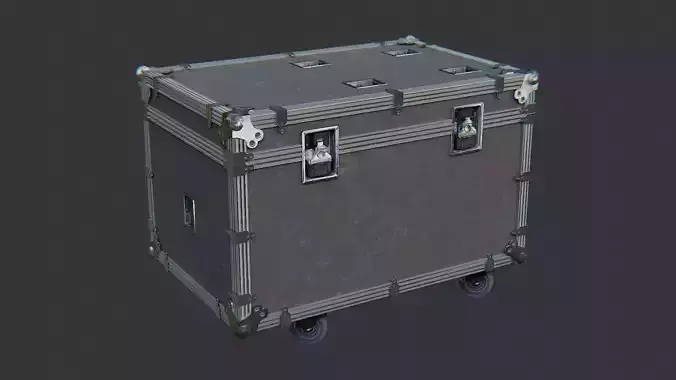 Rugged Flight Case with Metal Corners