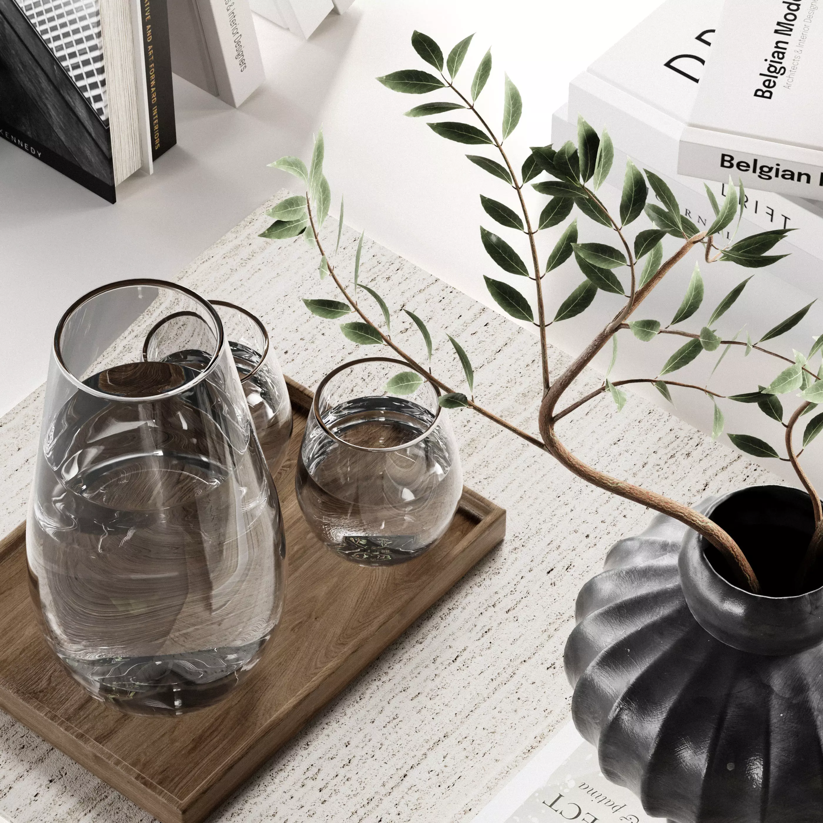 Decorative Set 43 3D model_4