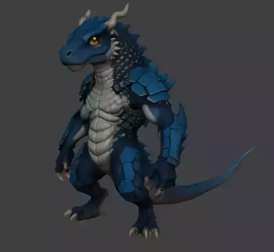 dragon azul legendario