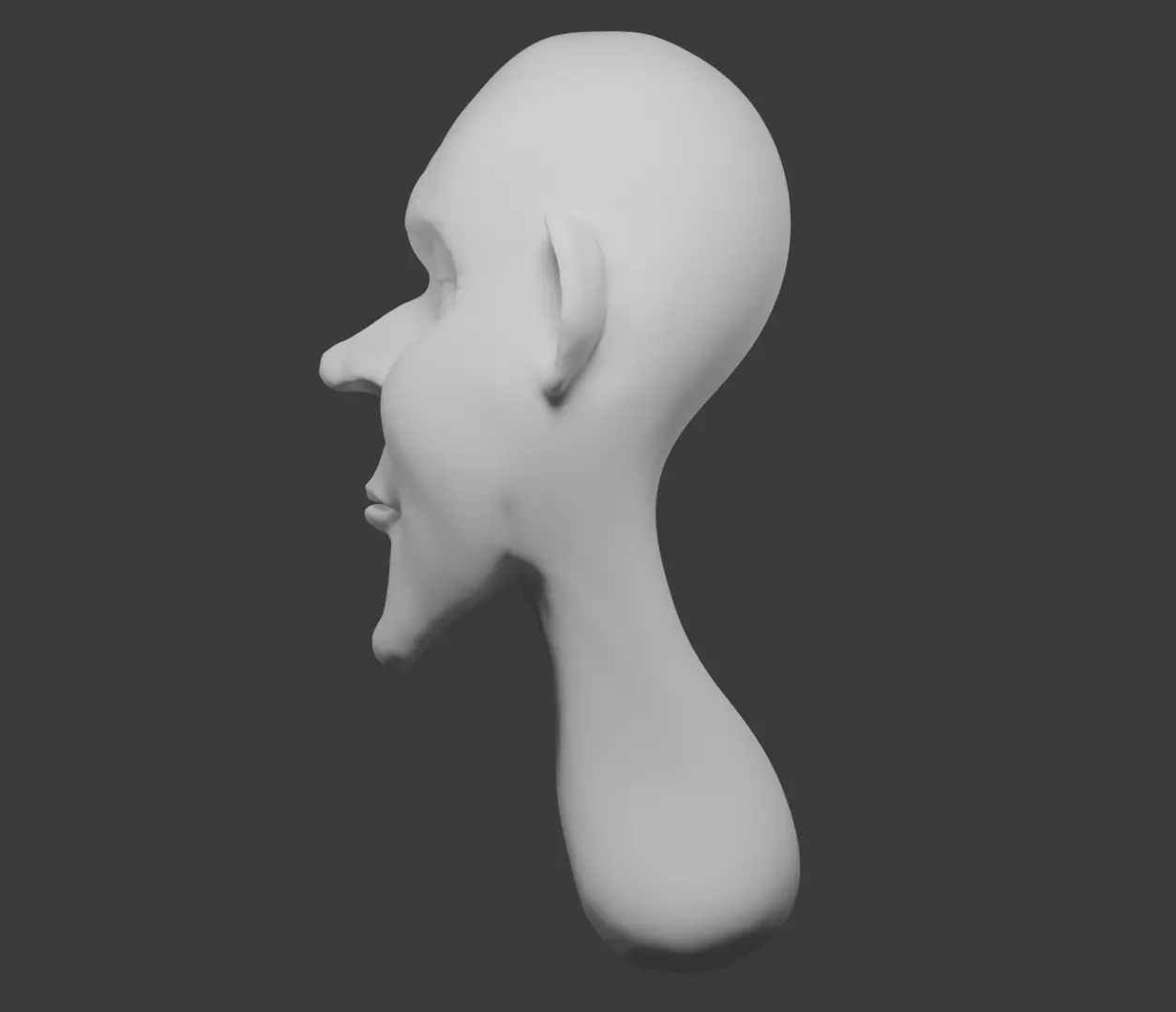 male face model Free 3D model_1
