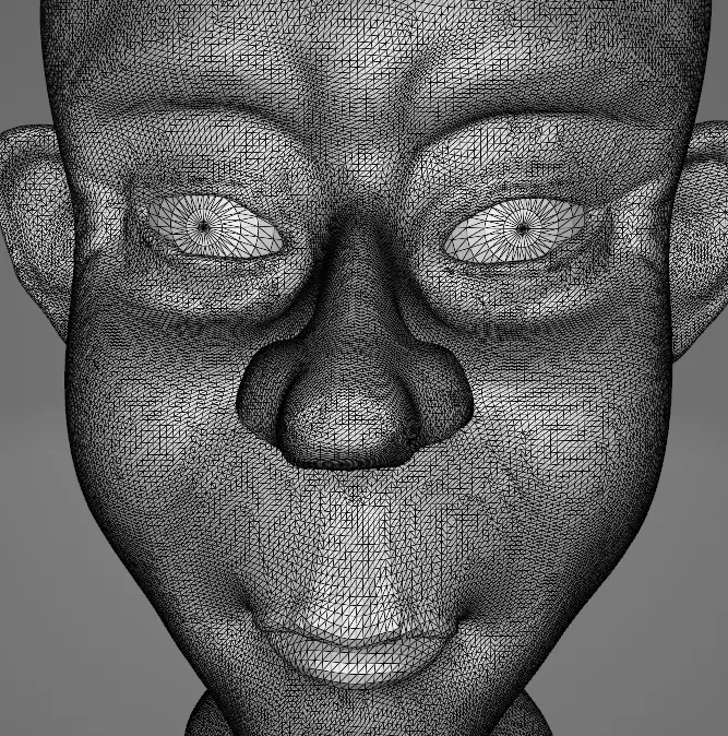 male face model Free 3D model_4