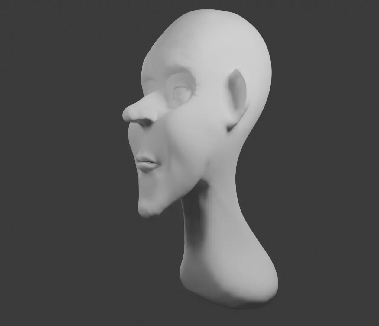 male face model Free 3D model_2