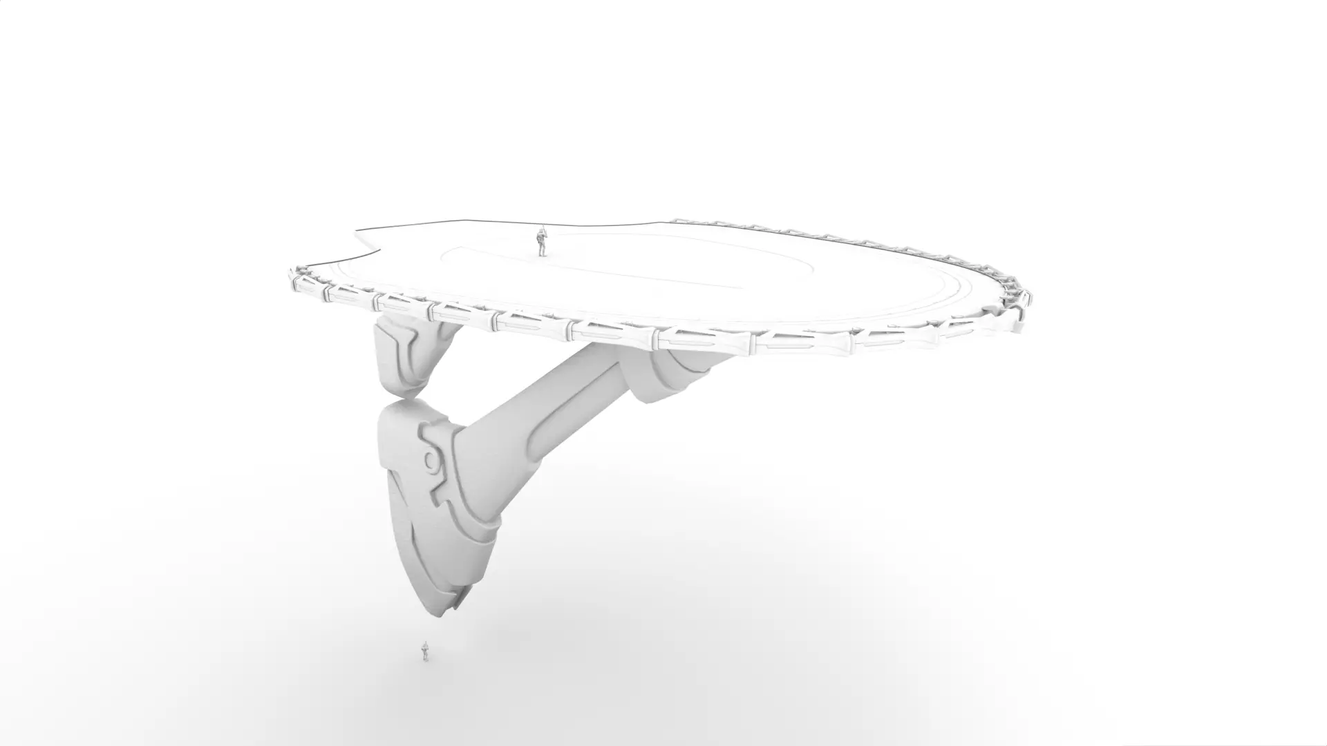 building 13 Low-poly 3D model_8