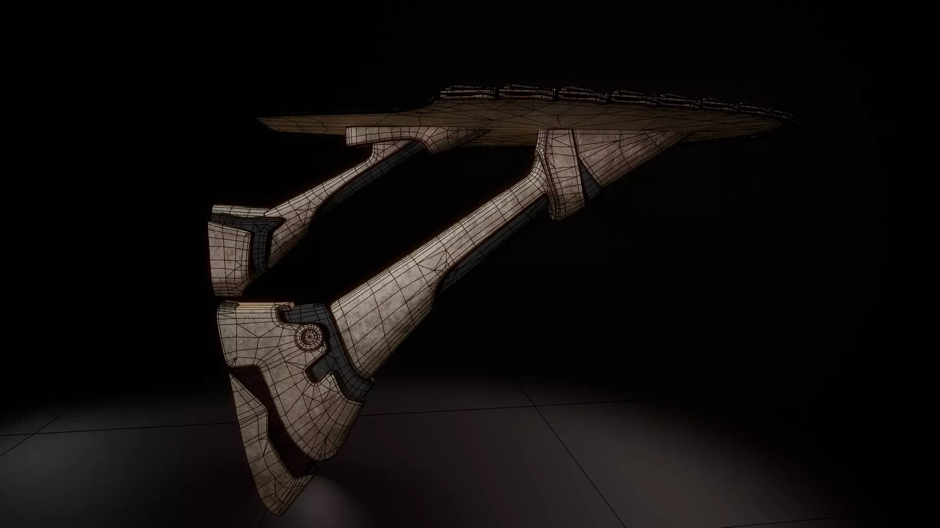 building 13 Low-poly 3D model_7