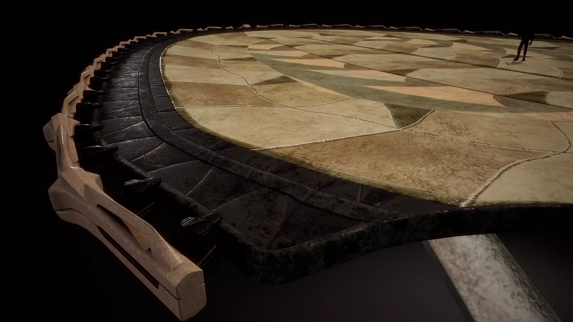 building 13 Low-poly 3D model_1