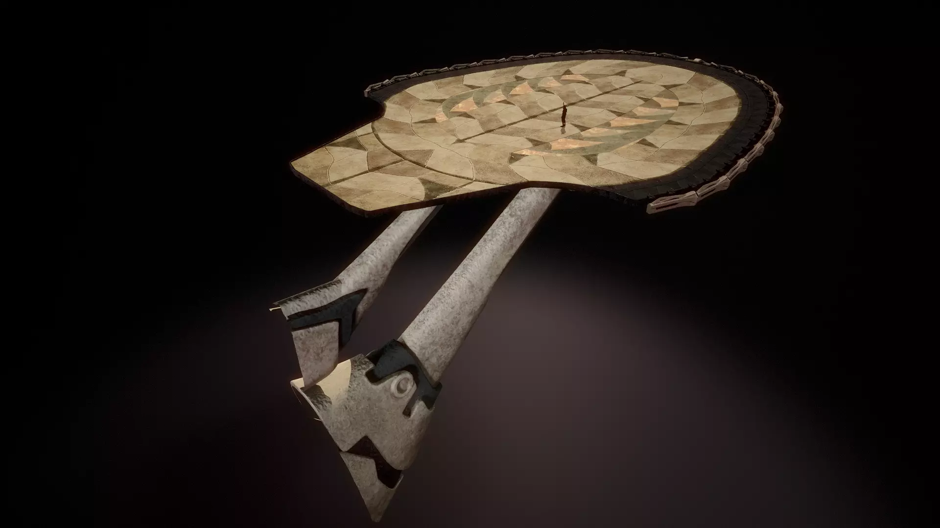 building 13 Low-poly 3D model_6