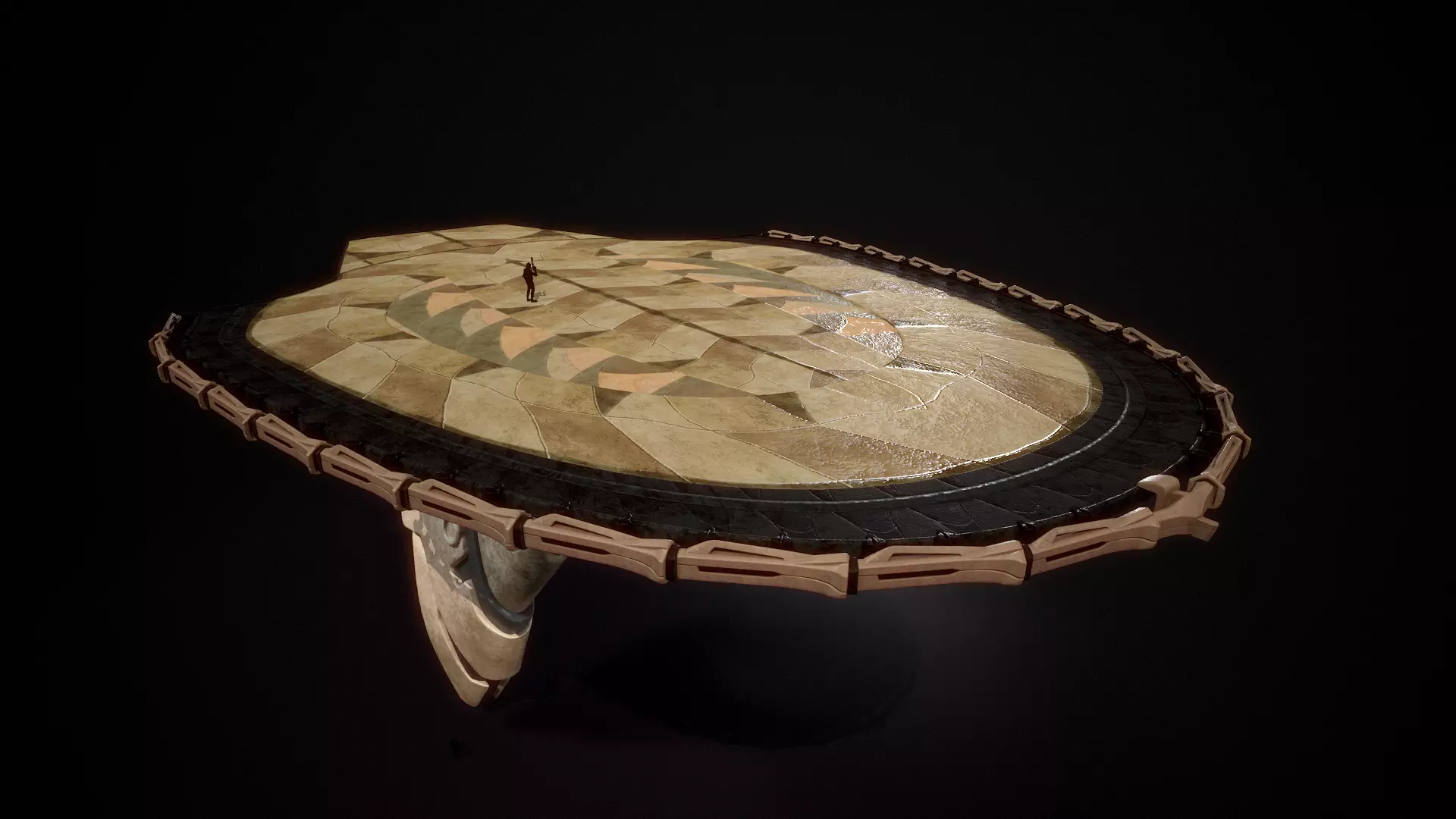 building 13 Low-poly 3D model_0