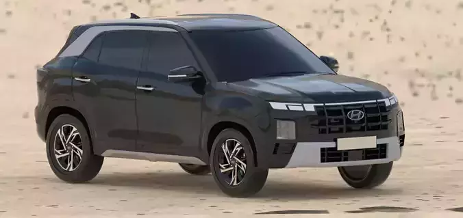 Hyundai Creta 2025 Exterior 3D Model 3D model